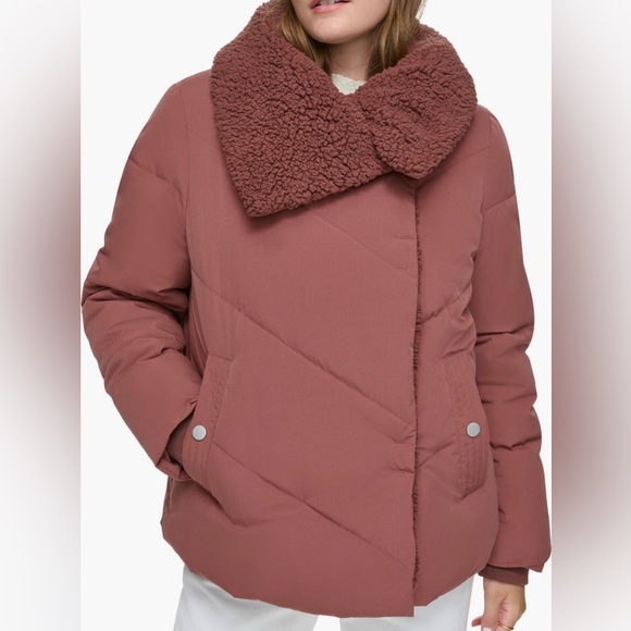 Andrew Marc Jackets & Blazers - Marc Andrew Women's Maroon Fig Coloree Jacket